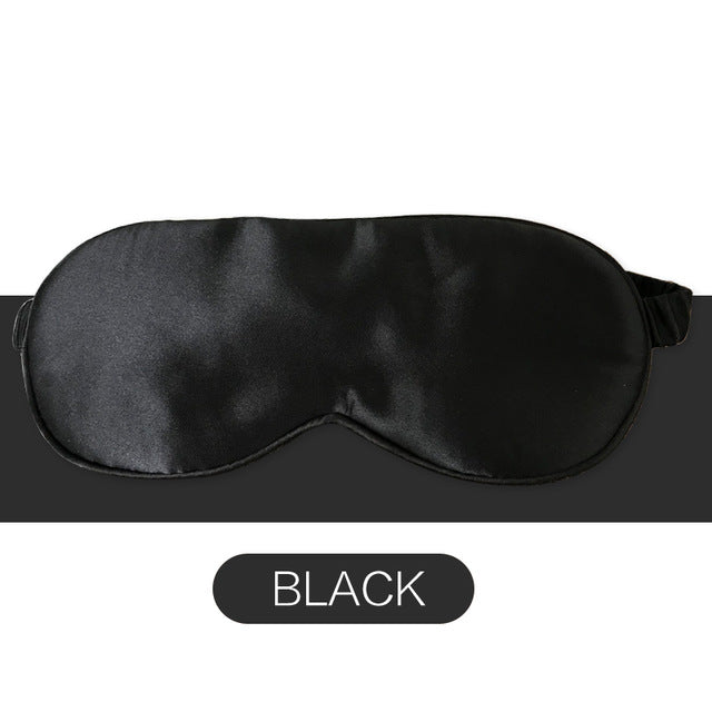 Silk Sleep Mask — 19 Momme Mulberry Silk, Soft and Breathable